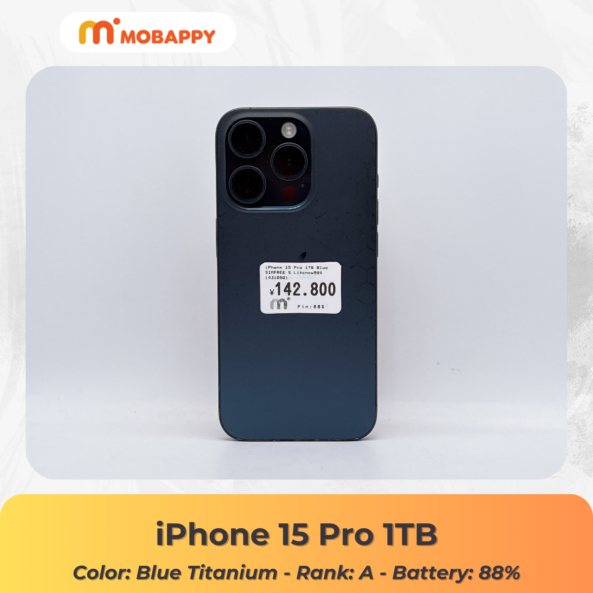 iPhone 15 Pro 1TB Blue Titanium SIMFREE iPhone 15 Pro 1TB Blue Titanium SIMFREE