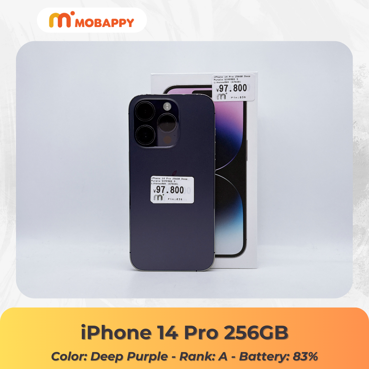 iPhone 14 Pro 256GB Deep Purple SIMFREE iPhone 14 Pro 256GB Deep Purple SIMFREE