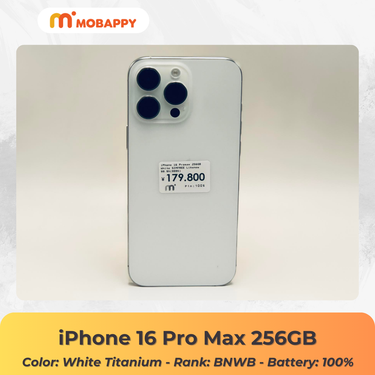 iPhone 16 Pro 256GB White Titanium SIMFREE iPhone 16 Pro 256GB White Titanium SIMFREE