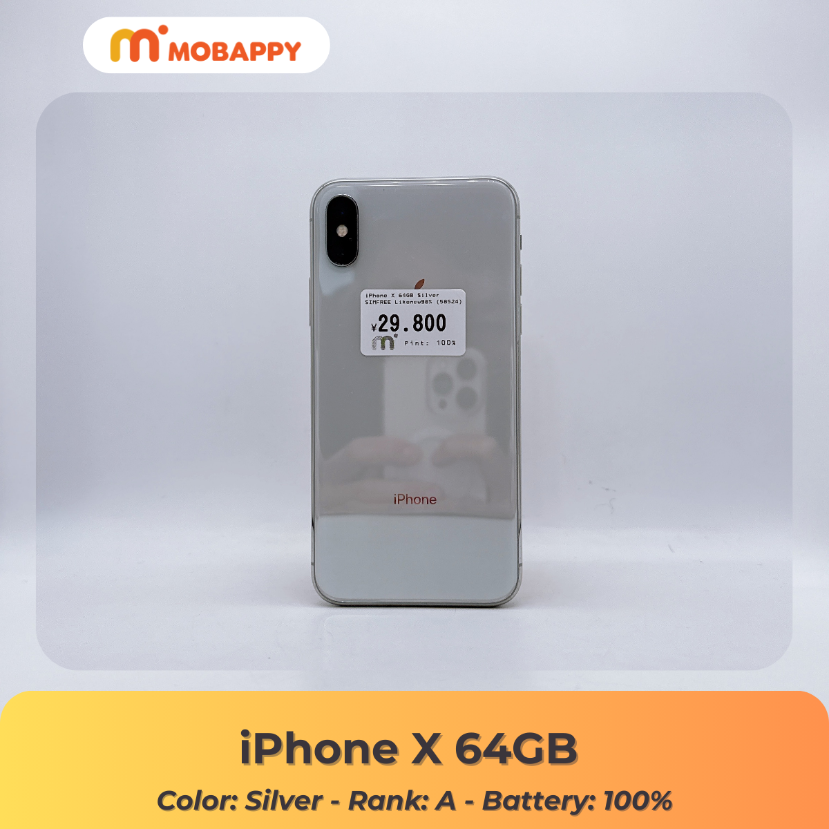 iPhone X 64GB Silver SIMFREE iPhone X 64GB Silver SIMFREE