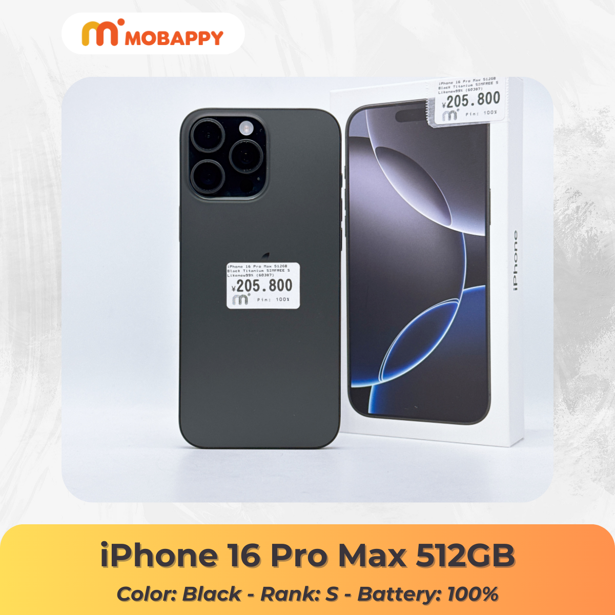 iPhone 16 Pro Max 512GB Black Titanium SIMFREE iPhone 16 Pro Max 512GB Black Titanium SIMFREE