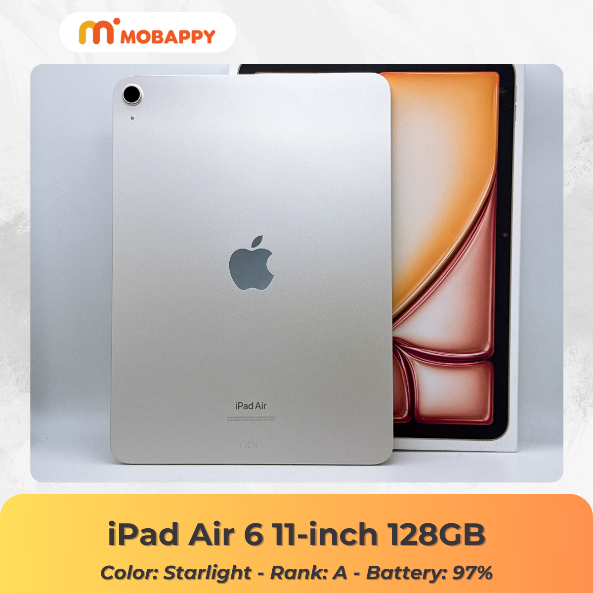 iPad Air 11-inch 2024 - 128GB - Starlight – WiFi 5G iPad Air 11-inch 2024 - 128GB - Starlight – WiFi 5G