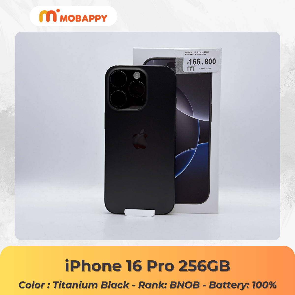 iPhone 16 Pro 256GB Black Titanium SIMFREE