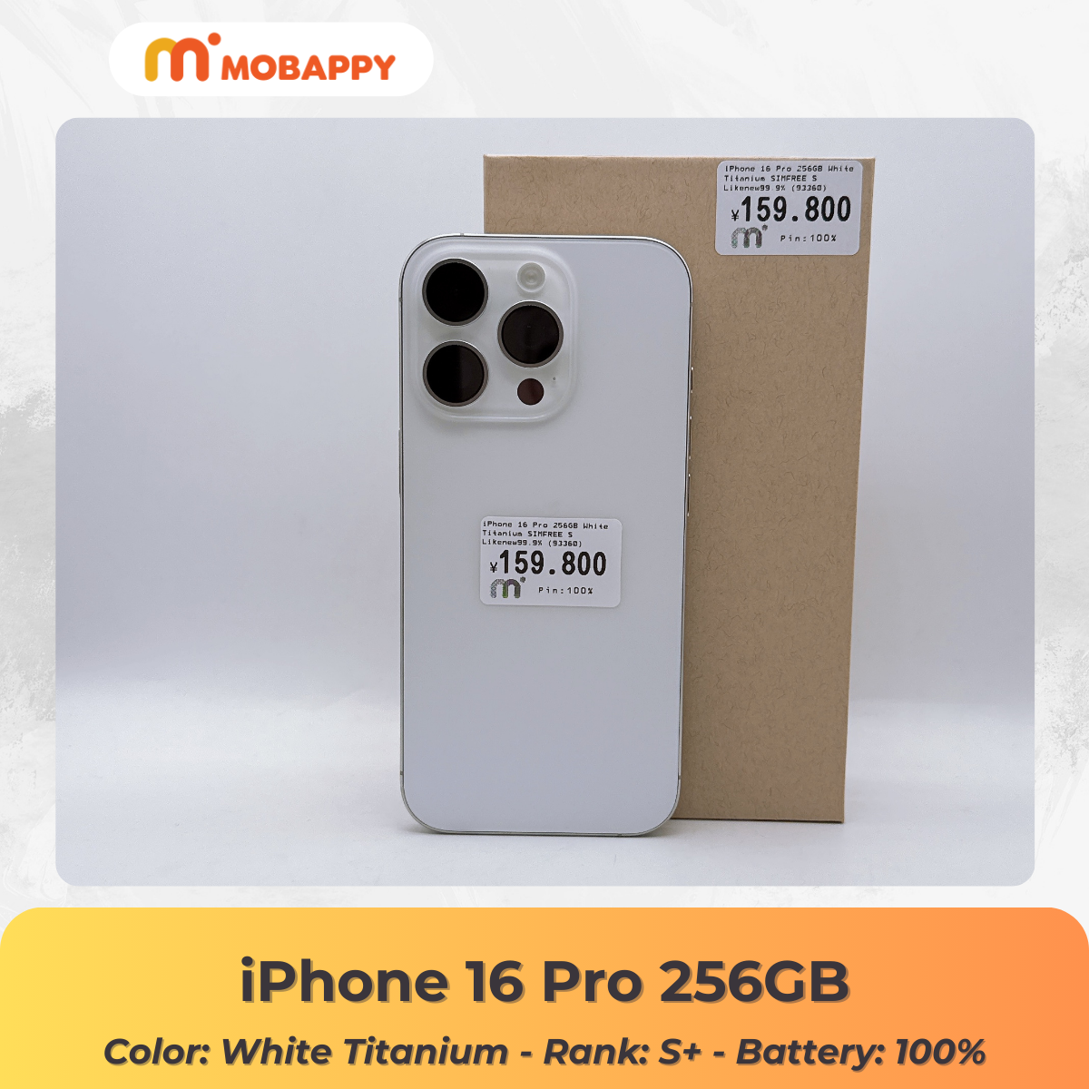 iPhone 16 Pro 256GB White Titanium SIMFREE