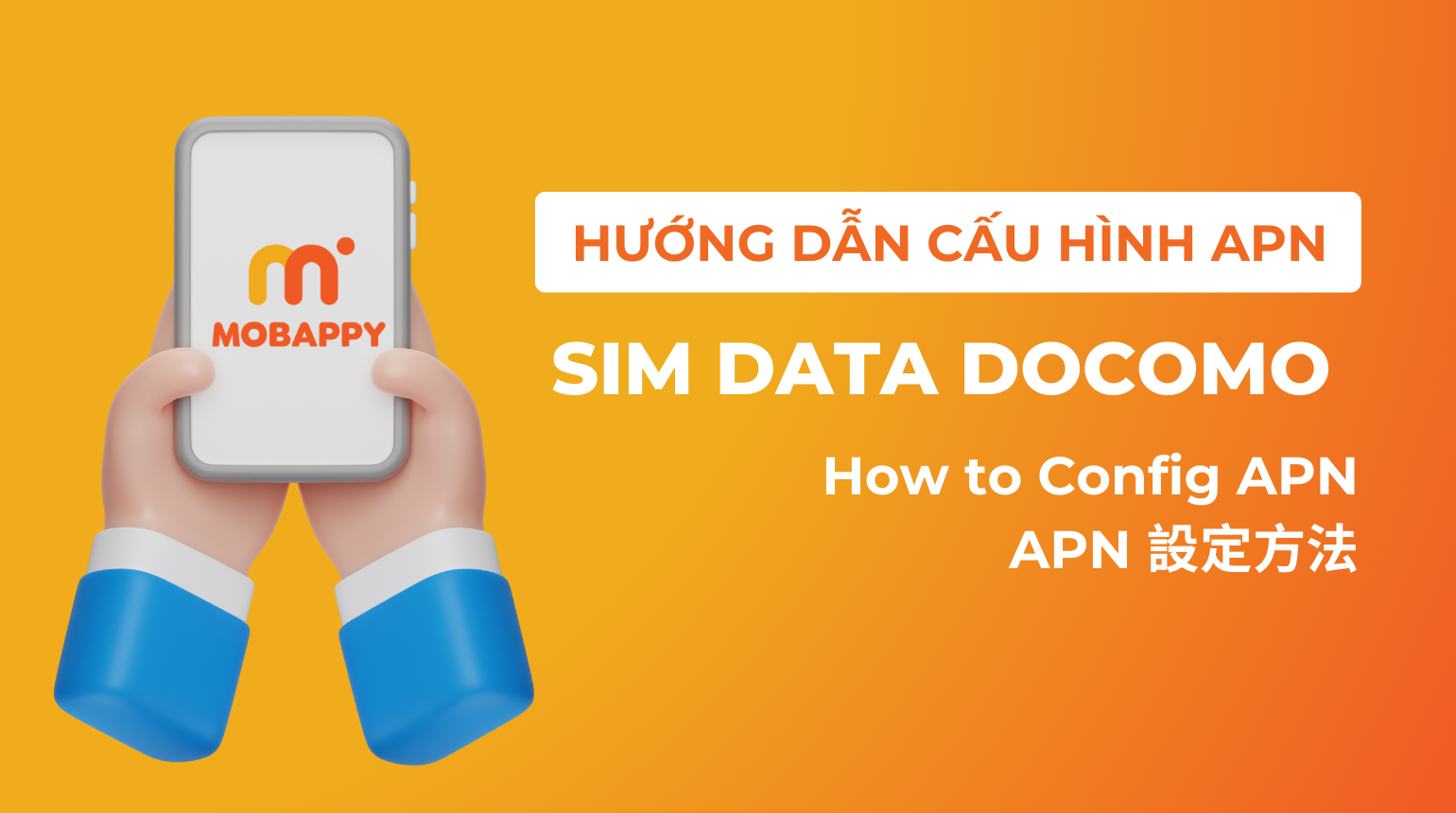 How to Config APN Sim Data Docomo