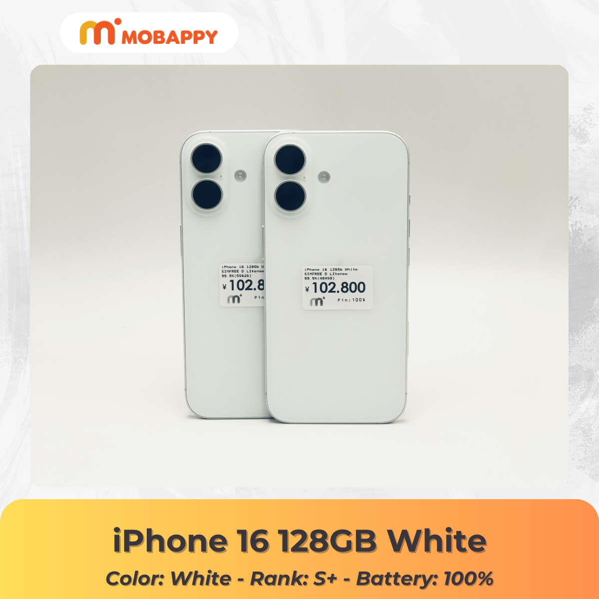 iPhone 16 128GB White SIM FREE iPhone 16 128GB White SIM FREE