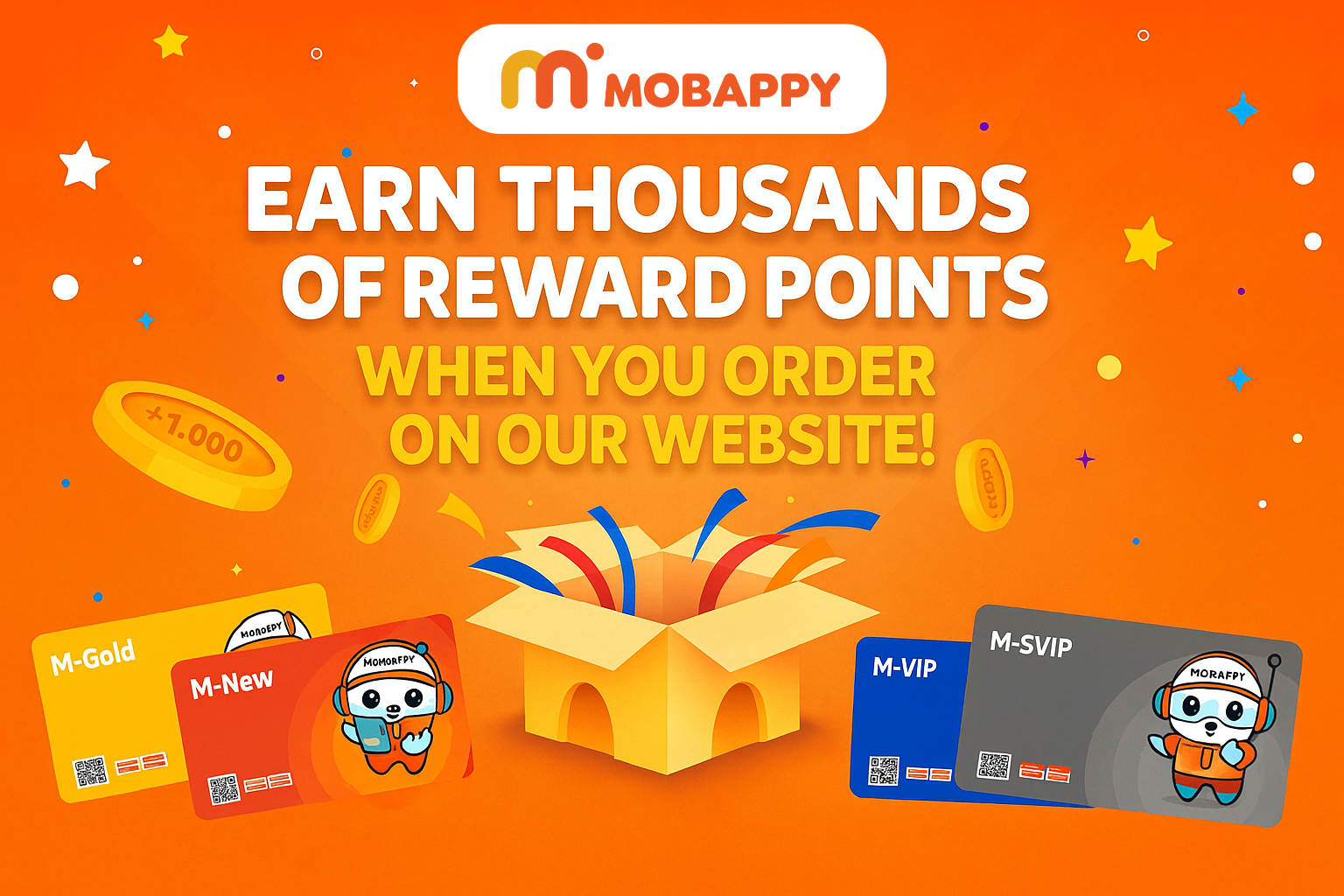 Earn Thousands of Reward Points with Every Purchase at MOBAPPY!