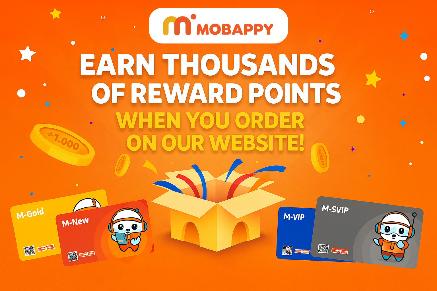 Earn Thousands of Reward Points with Every Purchase at MOBAPPY! Earn Thousands of Reward Points with Every Purchase at MOBAPPY!