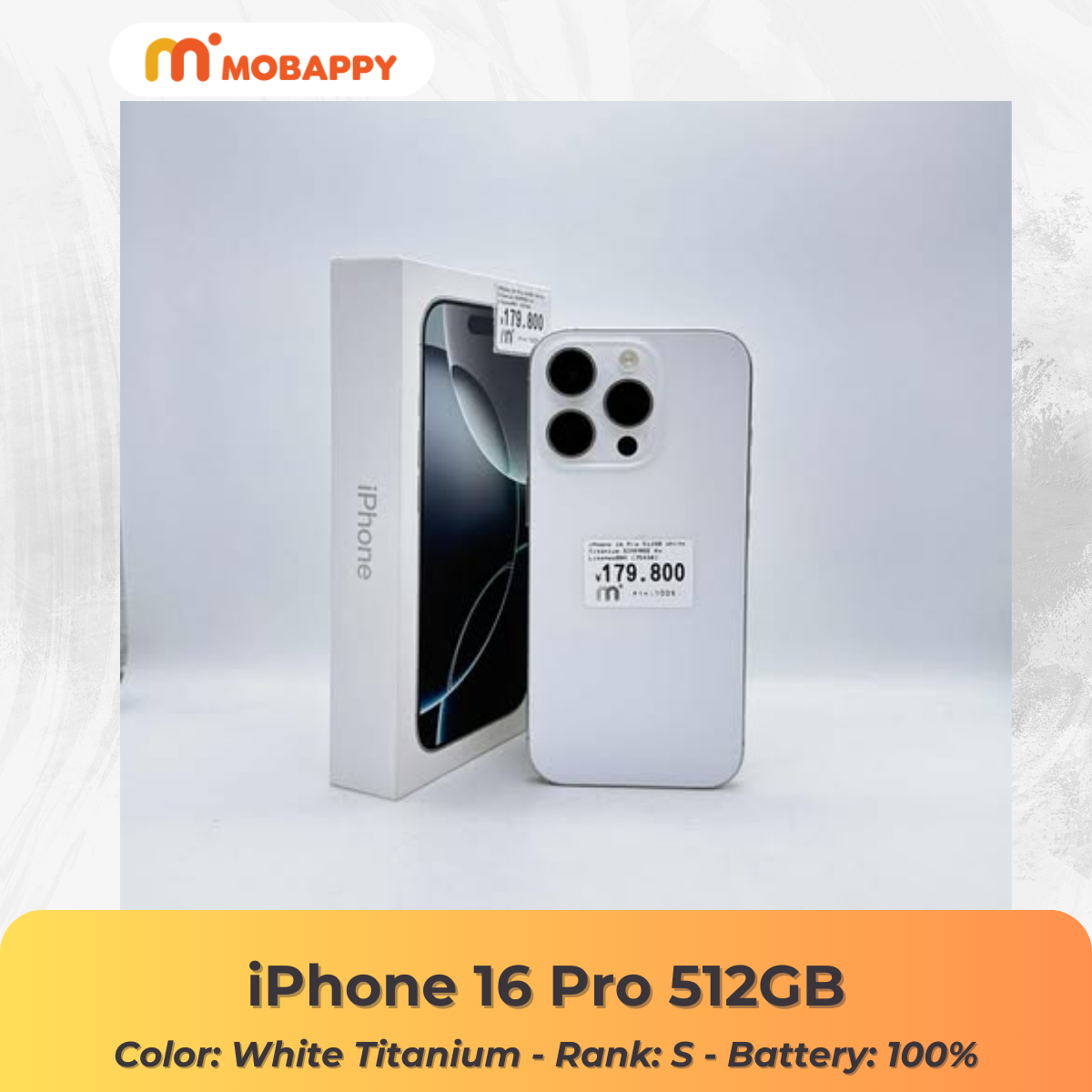 iPhone 16 Pro 512GB White Titanium SIM FREE