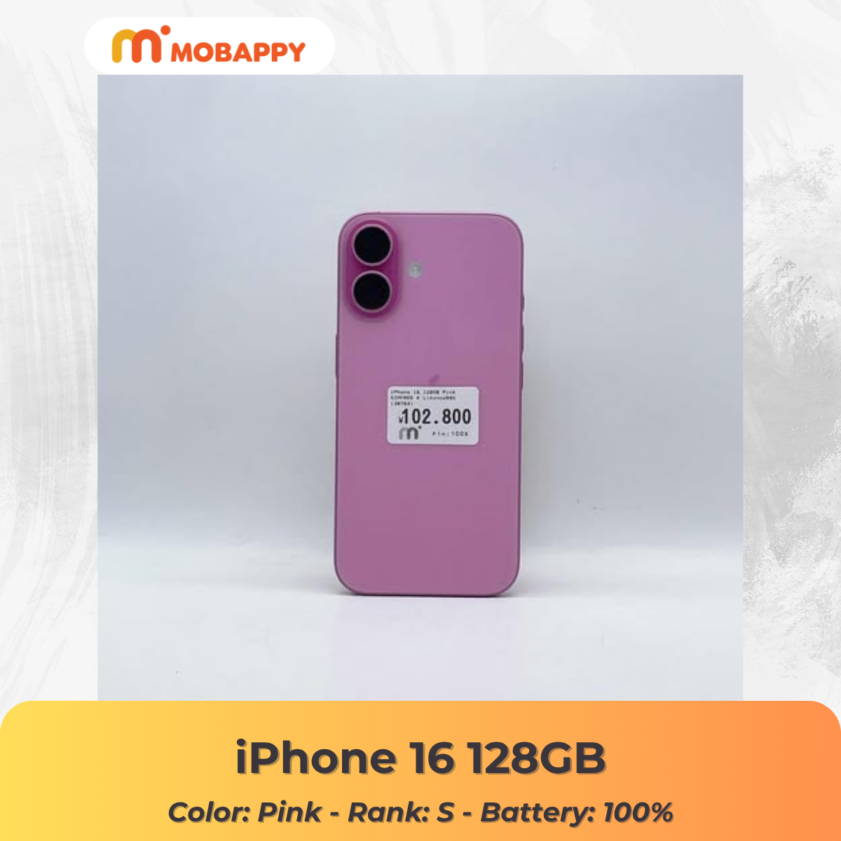 iPhone 16 128GB Pink SIM FREE iPhone 16 128GB Pink SIM FREE