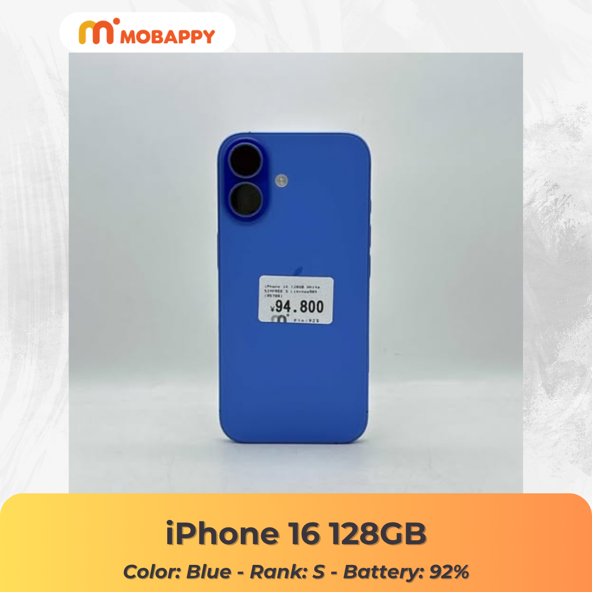 iPhone 16 128GB Blue SIM FREE