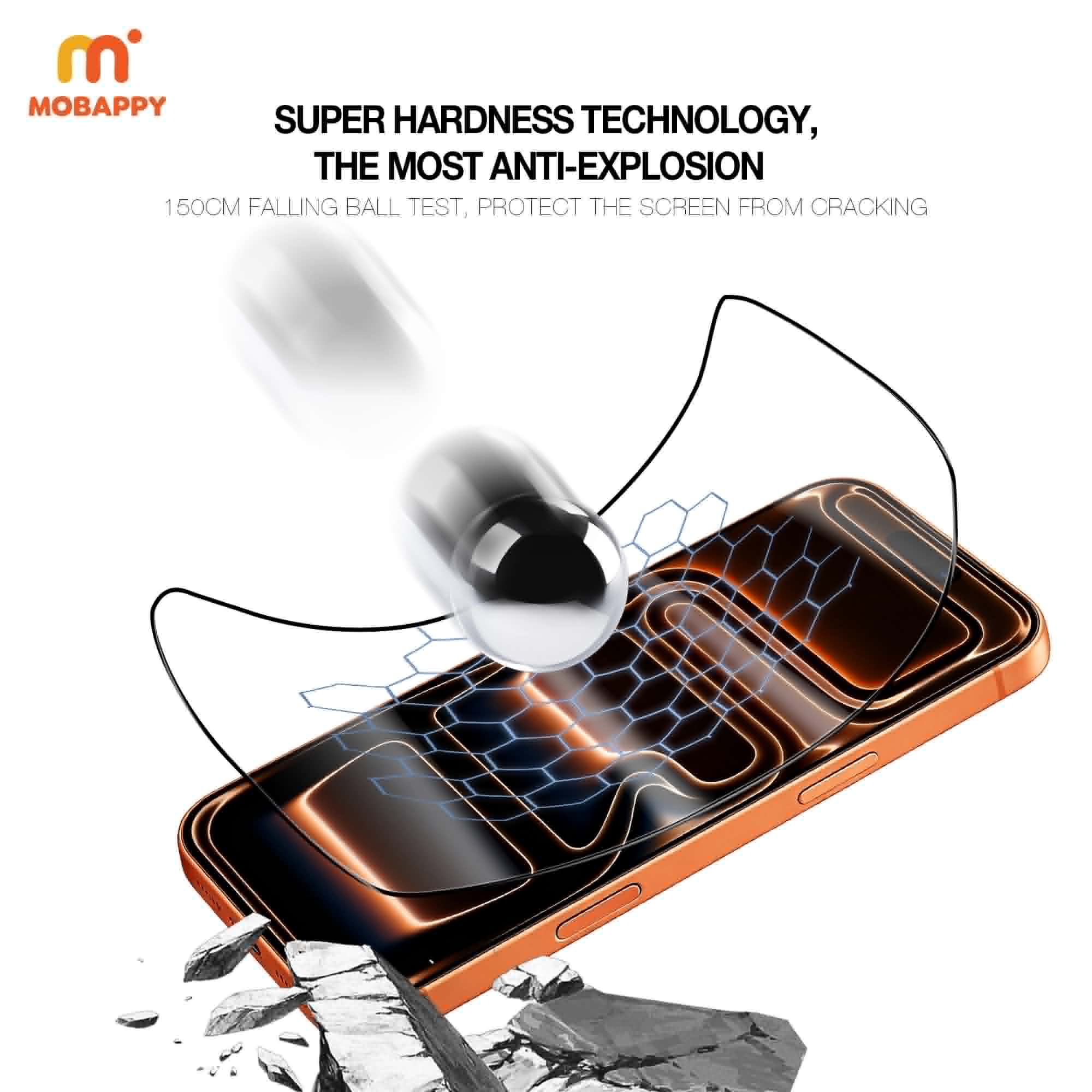 Anti Gores Tempered Glass HD Ultra Clear MOBAPPY Anti Gores Tempered Glass HD Ultra Clear MOBAPPY