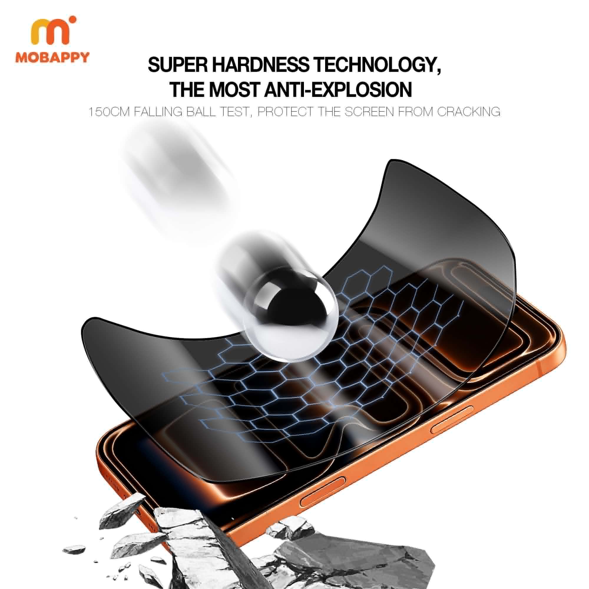 Anti Gores Tempered Glass Privacy MOBAPPY Anti Gores Tempered Glass Privacy MOBAPPY