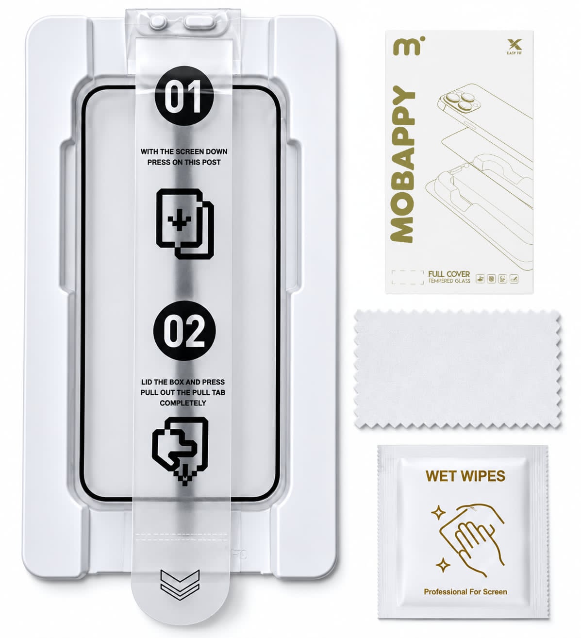 Anti Gores Tempered Glass HD Ultra Clear MOBAPPY Anti Gores Tempered Glass HD Ultra Clear MOBAPPY