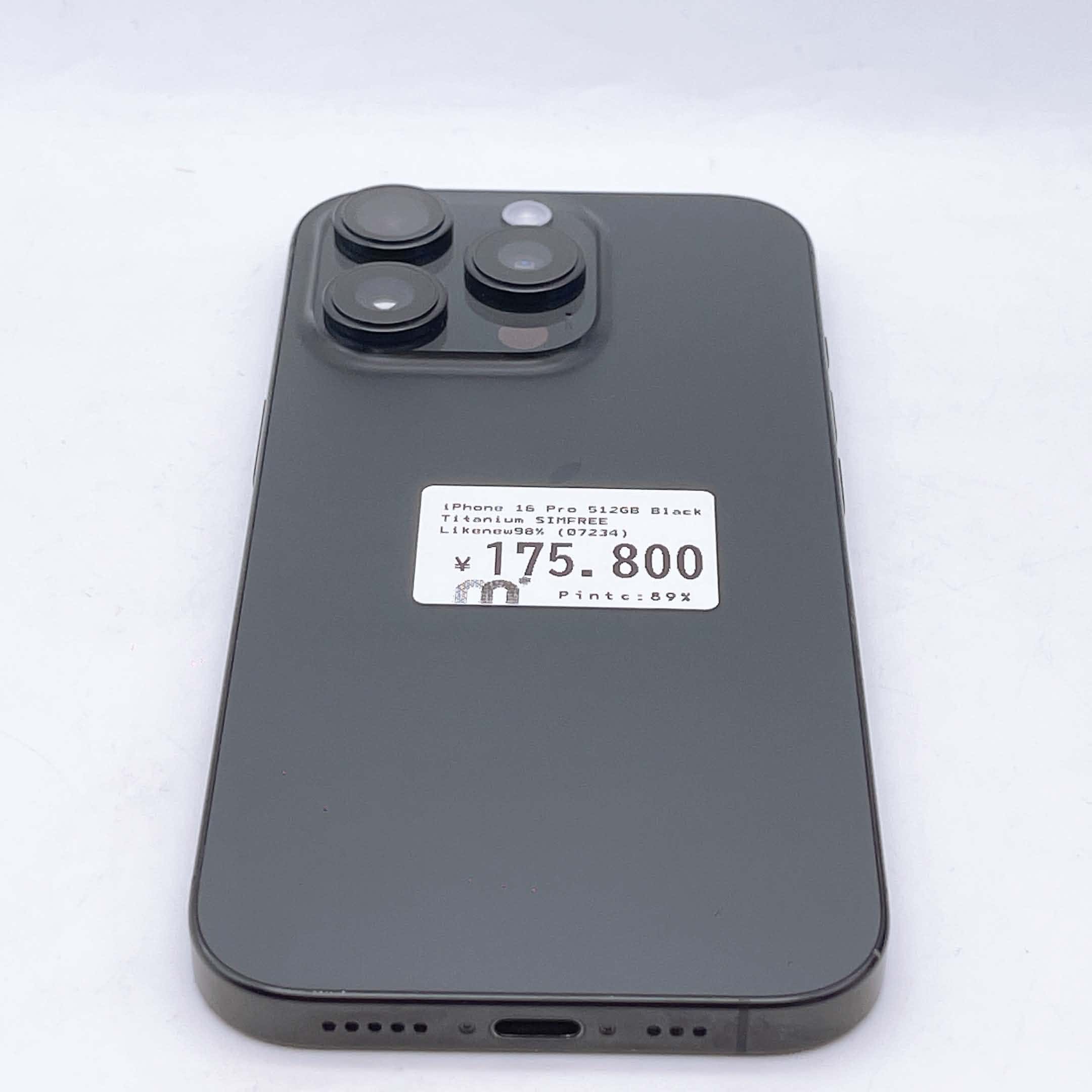 iPhone 16 Pro 512GB Black Titanium SIM FREE